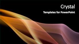  Presentation with incense - Presentation theme having elegant incense smoke pattern isolated background and a black colored foreground