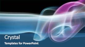  Presentation with incense - Slides featuring elegant incense smoke pattern isolated background and a teal colored foreground