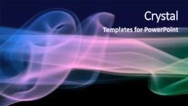  Presentation with incense - Audience pleasing theme consisting of elegant incense smoke pattern isolated backdrop and a navy blue colored foreground
