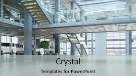  Presentation with elegant - PPT layouts consisting of elegant office interior background and a light gray colored foreground