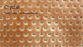  Presentation with fabric - Presentation theme having close up simple cotton - elegant old fabric detail background and a coral colored foreground