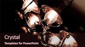  Presentation with old fashioned - Amazing presentation theme having elegant old-fashioned lamp on black background backdrop and a wine colored foreground