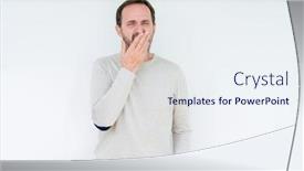  Presentation with elegant - Theme having elegant-senior-man-over-isolated background and a sky blue colored foreground