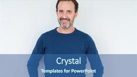  Presentation with simple art elegant - Theme enhanced with elegant senior man over isolated background and a  colored foreground