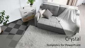  Presentation with rain on roof top - PPT layouts having simlpy - modern room interior top view background and a light gray colored foreground