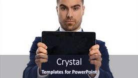  Presentation with navy blue - Audience pleasing slides consisting of elegant-unshaved-businessman-in-navy backdrop and a wine colored foreground