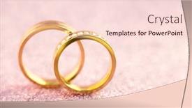  Presentation with sparkle - Beautiful slide set featuring elegant-wedding-or-engagement-background backdrop and a lemonade colored foreground