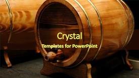  Presentation with wine beer - Amazing presentation having elegant wine barrels backdrop and a tawny brown colored foreground