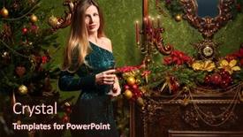  Presentation with apartments - PPT theme featuring elegant-young-woman background and a wine colored foreground