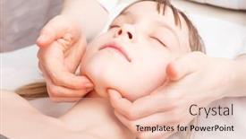  Presentation with chiropractic - Cool new theme with elementary-age-girl-receiving-osteopathic backdrop and a lemonade colored foreground