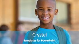  Presentation with school elementary - Audience pleasing slide deck consisting of elementary and primary school education backdrop and a teal colored foreground