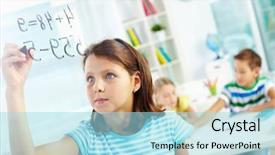  Presentation with elementary education math - Audience pleasing PPT layouts consisting of elementary education math - portrait of lovely girl doing backdrop and a arctic colored foreground