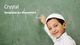  Presentation with education cute - Amazing slide set having elementary education math - very cute and positive kid backdrop and a gray colored foreground