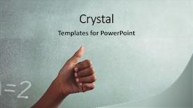  Presentation with student veteran - PPT layouts having elementary human body - cropped hand of student showing background and a  colored foreground