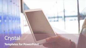  Presentation with student - Audience pleasing presentation theme consisting of elementary human body - cropped hand on student using backdrop and a  colored foreground