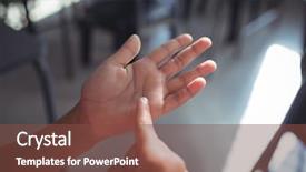  Presentation with classroom - Colorful slide set enhanced with elementary human body - cropped hands of girl gesturing backdrop and a  colored foreground