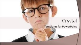  Presentation with cute - Cool new presentation theme with elementary human body - cute schoolboy wearing spectacles backdrop and a  colored foreground
