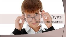  Presentation with cow cute - Amazing slides having elementary human body - cute schoolboy wearing spectacles backdrop and a coral colored foreground