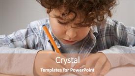  Presentation with cub boy scout oath scouts - Slides with elementary math - boy doing homework background and a coral colored foreground