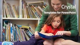  Presentation with literacy - Slide set featuring a map of guatemala background and a light gray colored foreground.