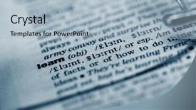  Presentation with book glasses - Audience pleasing presentation consisting of elementary science - book and glasses with learn backdrop and a  colored foreground