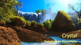  Presentation with vietnam - Audience pleasing presentation consisting of elephants light background - elephant waterfall in central highland backdrop and a wine colored foreground