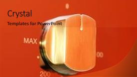  Presentation with eletric - Presentation having eletrical - eletric cooker s plate background and a red colored foreground