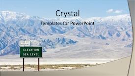  Presentation with death - Theme featuring elevation sea level sign death background and a light blue colored foreground
