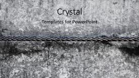  Presentation with cable - PPT layouts having elevator maintenance - old grungy steel cable above background and a light gray colored foreground