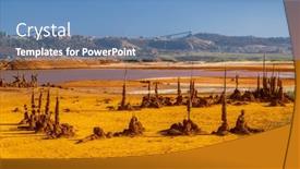  Presentation with burden - Slide set featuring eliminating-the-ecological-burden background and a teal colored foreground