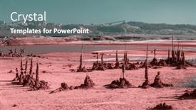  Presentation with burden - Presentation theme consisting of eliminating-the-ecological-burden background and a gray colored foreground