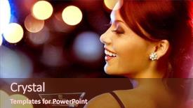  Presentation with vip - PPT layouts consisting of elite - luxury vip nightlife party concept background and a tawny brown colored foreground