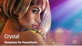  Presentation with beauty - Cool new slides with elite - portrait of a stunning blonde backdrop and a tawny brown colored foreground