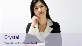  Presentation with formal - Beautiful theme featuring elite college - formal dress asian woman backdrop and a lemonade colored foreground