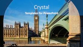  Presentation with tower - PPT layouts having elizabeth-tower-also-known background and a teal colored foreground