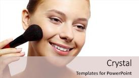  Presentation with drugs cocaine drug powder - Amazing presentation having ell - fresh girl with touch backdrop and a soft green colored foreground