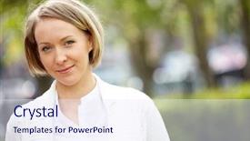  Presentation with elementary school female career day technology - Amazing slide set having ell - image of happy female looking backdrop and a sky blue colored foreground