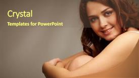  Presentation with security camera monitoring - Amazing PPT layouts having ell - portrait of charming woman looking backdrop and a violet colored foreground