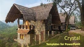  Presentation with tea plantation - Amazing PPT theme having ella-sri-lanka-march-3 backdrop and a tawny brown colored foreground