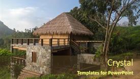  Presentation with tea plantation - Presentation theme with ella-sri-lanka-march-3 background and a tawny brown colored foreground