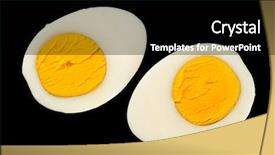  Presentation with black - PPT theme having ellipse - image of an eggs background and a  colored foreground