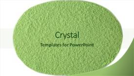  Presentation with sport nutrition whey protein powder - Audience pleasing presentation design consisting of ellipse made of natural wheat backdrop and a seafoam green colored foreground