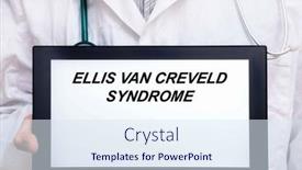  Presentation with disease - Slides featuring ellis-van-creveld-syndrome-doctor background and a sky blue colored foreground