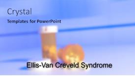  Presentation with medical concept - Presentation consisting of ellis-van-creveld-syndrome-ellis background and a light blue colored foreground