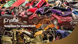  Presentation with cars - Amazing presentation having elv - cars on junkyard backdrop and a tawny brown colored foreground