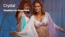  Presentation with elves - Cool new PPT layouts with elves in magical winter forest backdrop and a tawny brown colored foreground