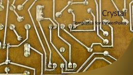  Presentation with software - Slides consisting of embedded software - electronic circuit plate background and a  colored foreground