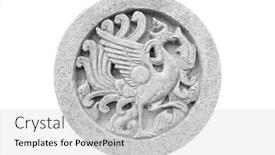  Presentation with animals - PPT theme with embossed - embossment of animals which is background and a light gray colored foreground