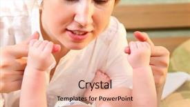  Presentation with change - Presentation design having embracing change - holding fingers background and a lemonade colored foreground