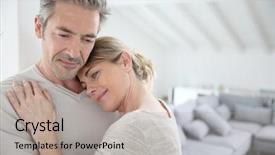  Presentation with feeling useless - Presentation theme enhanced with embracing wife and feeling good background and a mint green colored foreground